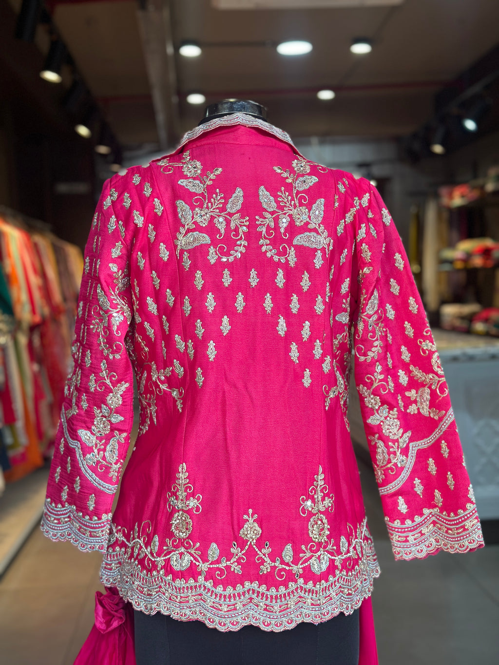 INDO-FUSION SHRARA WITH JACKET SET