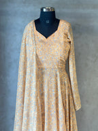 LONG FLORAL ANARKALI SUIT