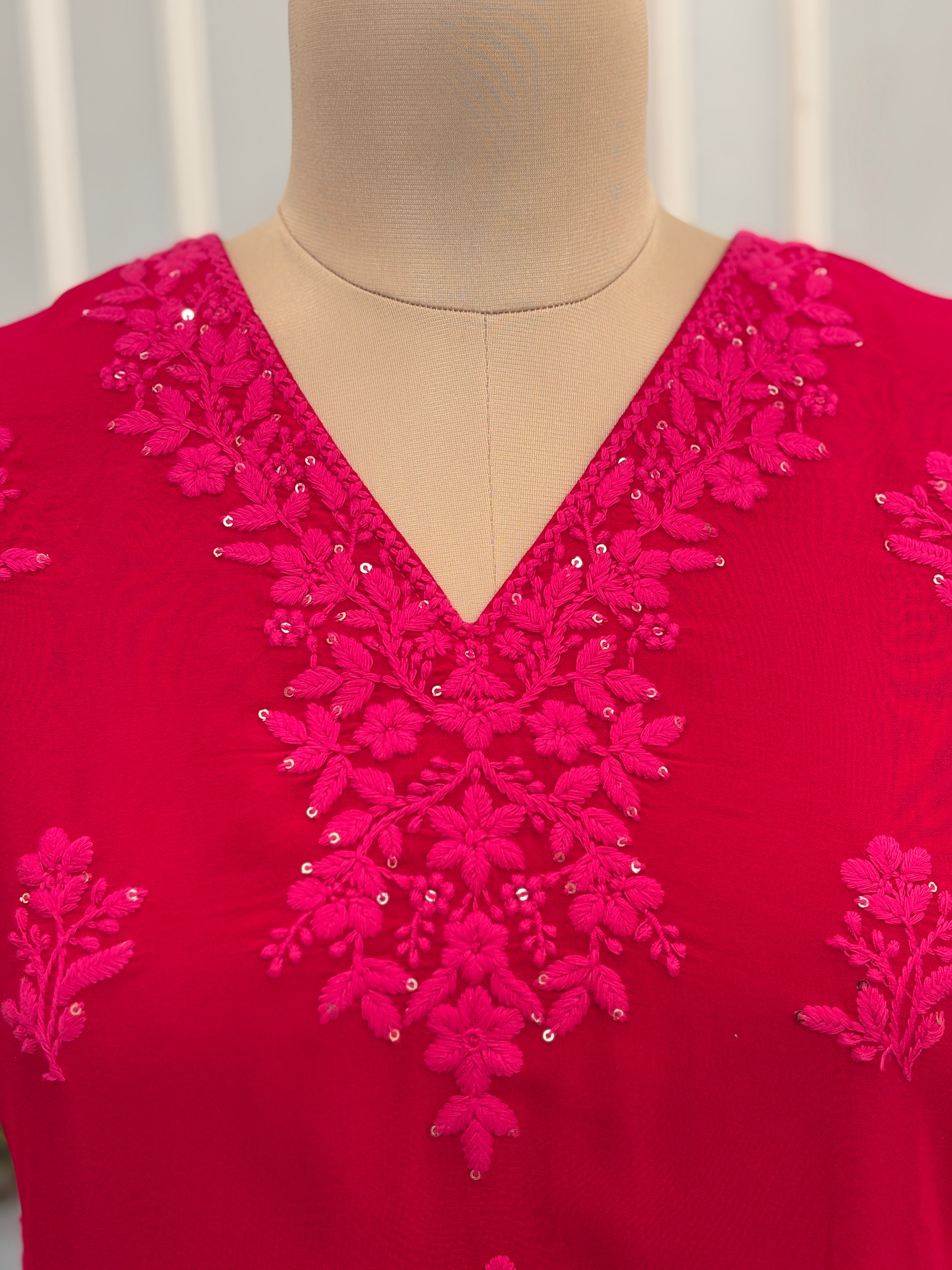 Women's Premium Straight Kurta Palazzo Set