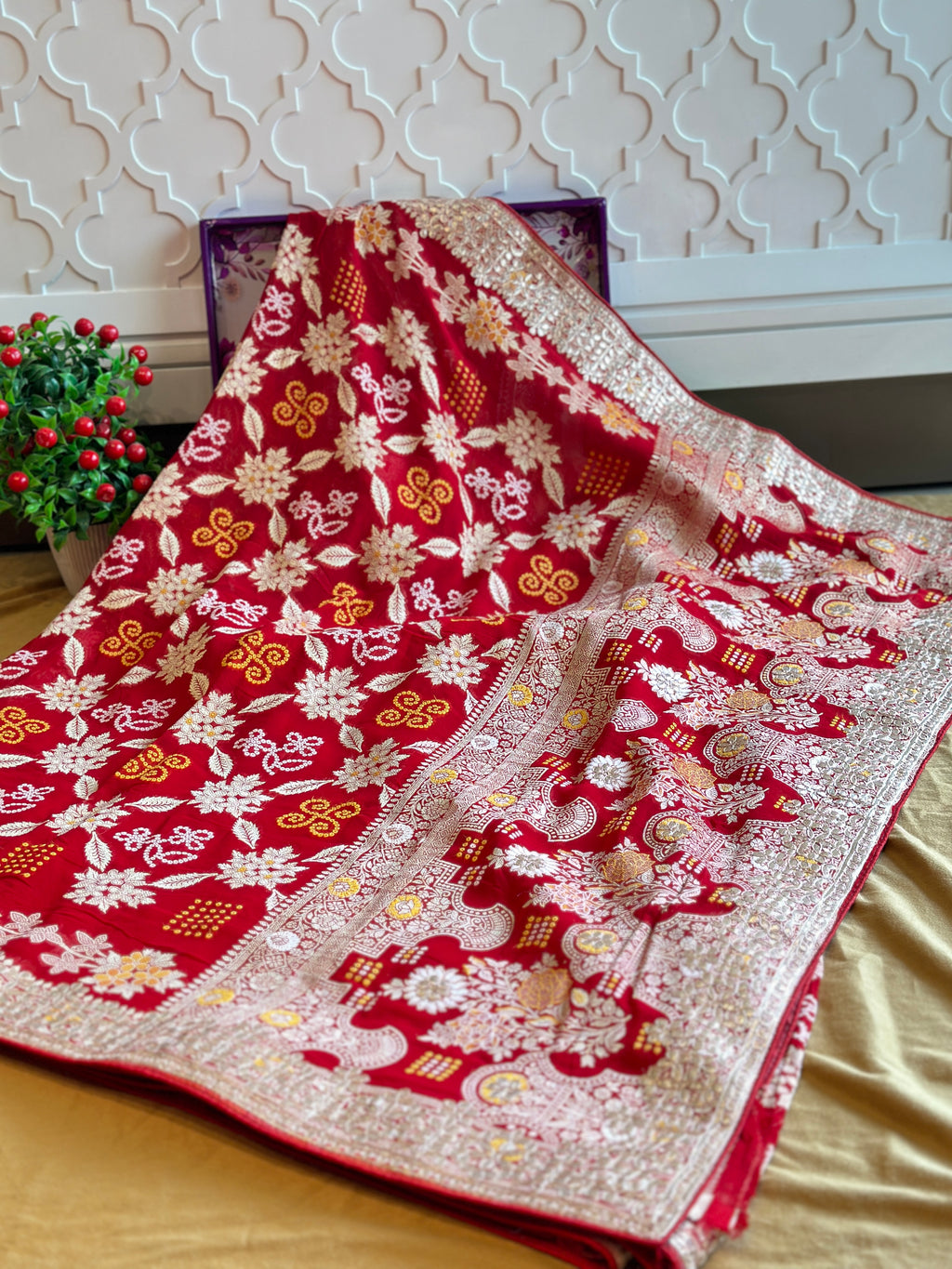BRIDE SPECIAL HANDWORK SAREE