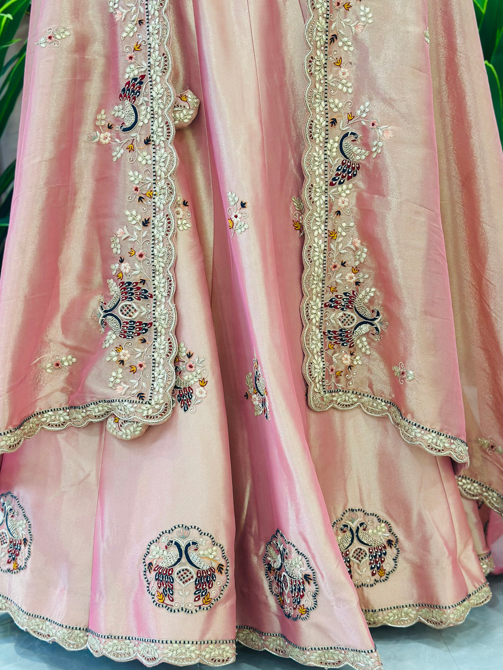 Elegant Handwork Lehenga Set with Beautiful Handwork Dupatta