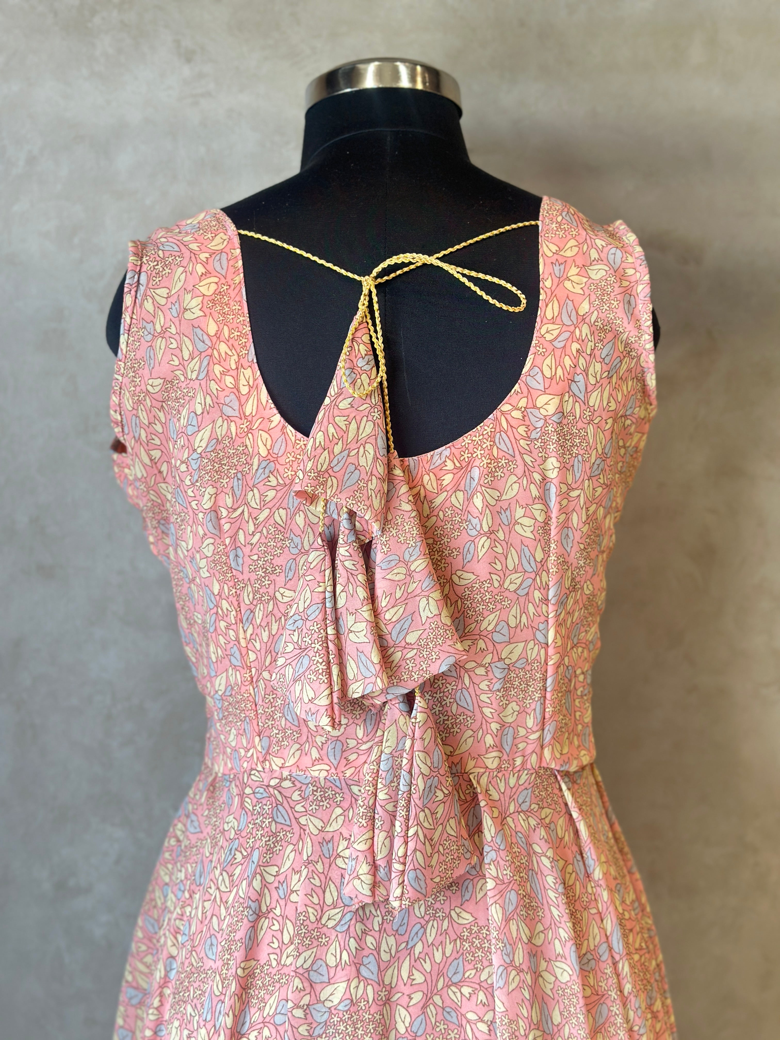 LONG FLORAL ANARKALI SUIT