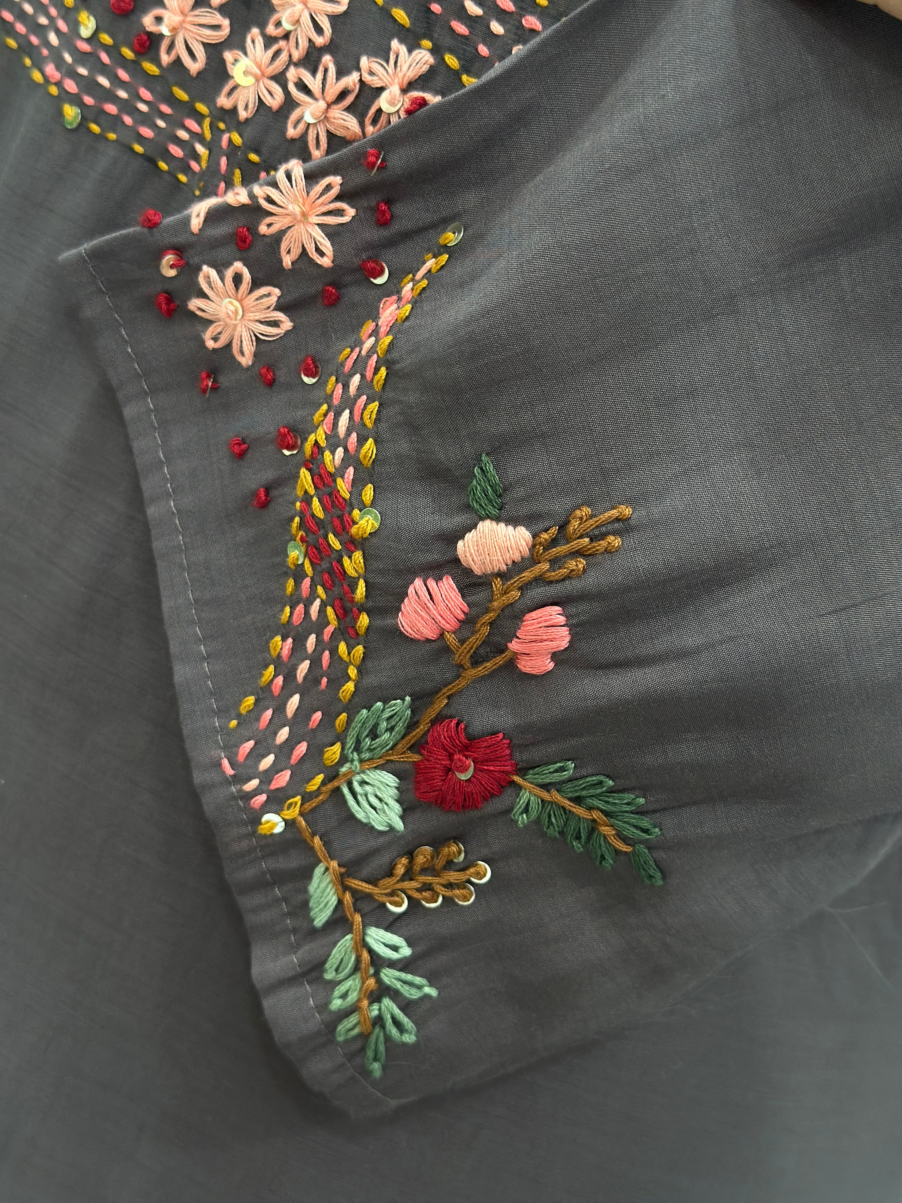 Beautiful Hand Embroidery Suit Set