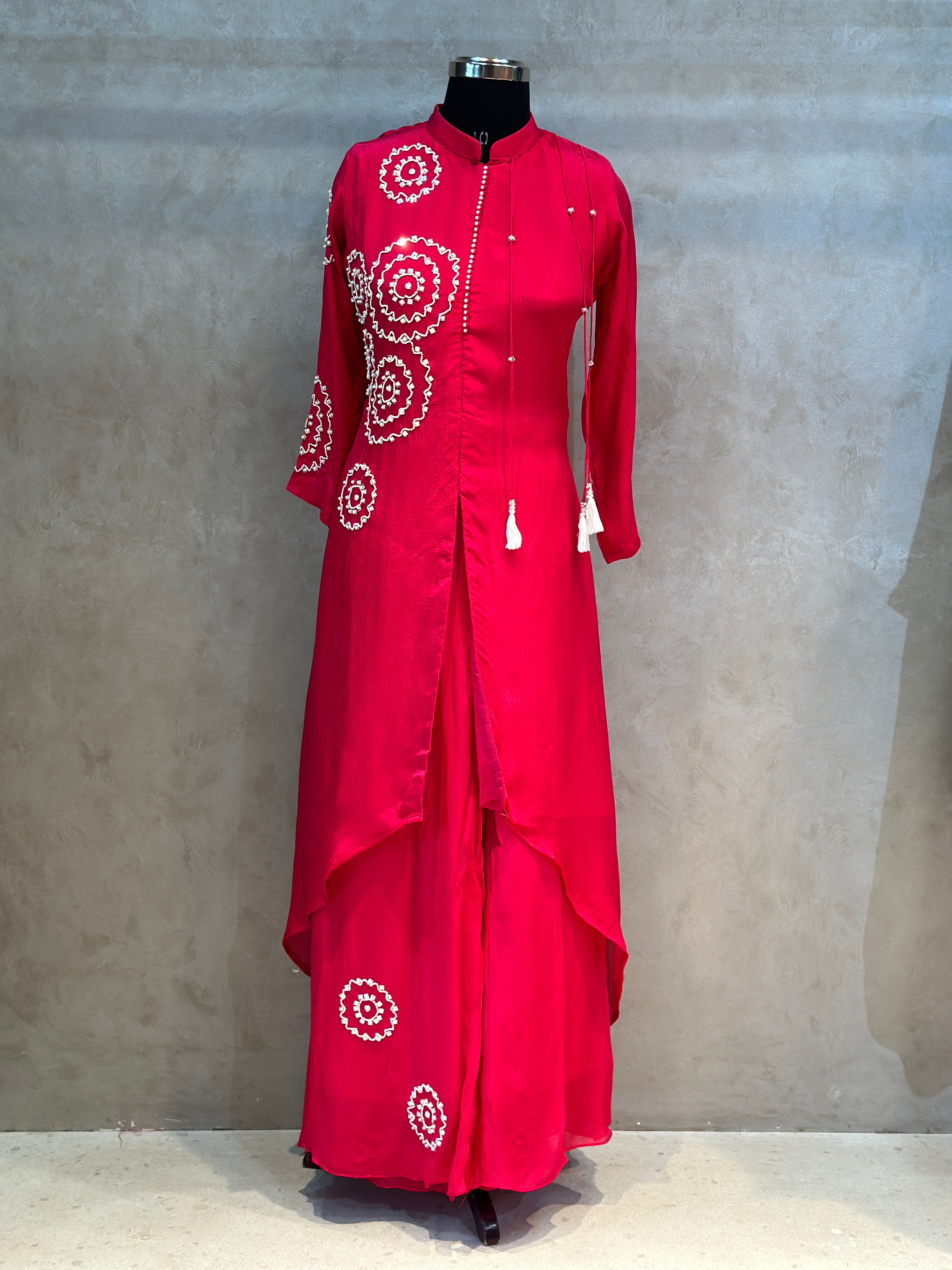 PURE CHINON HANDWORK CORD SET