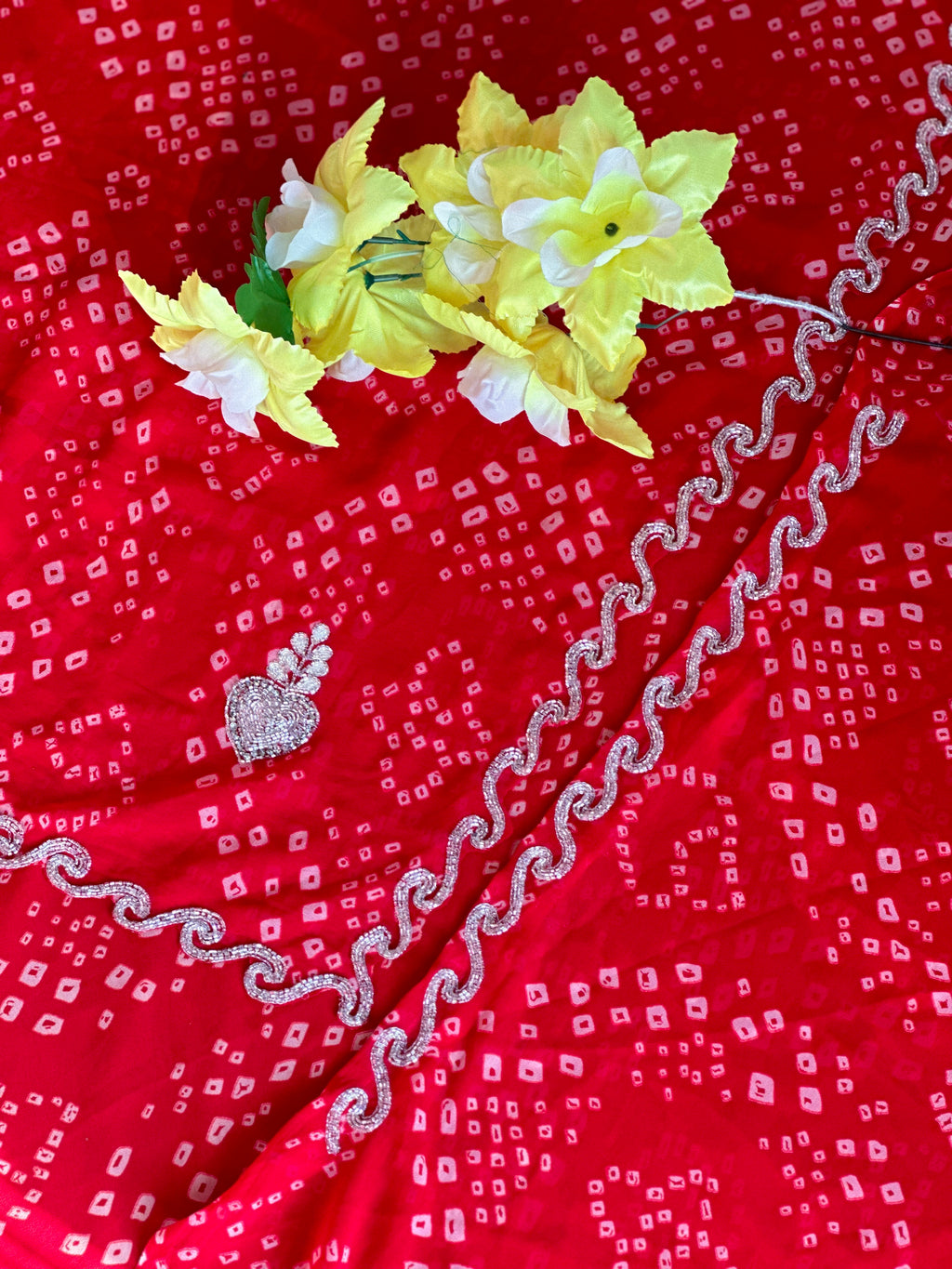 PREMIUM HANDWORK SAREE WITH CUTHDHANA WORK