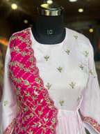 TRADITIONAL LONG GOWN IN HANDWORK