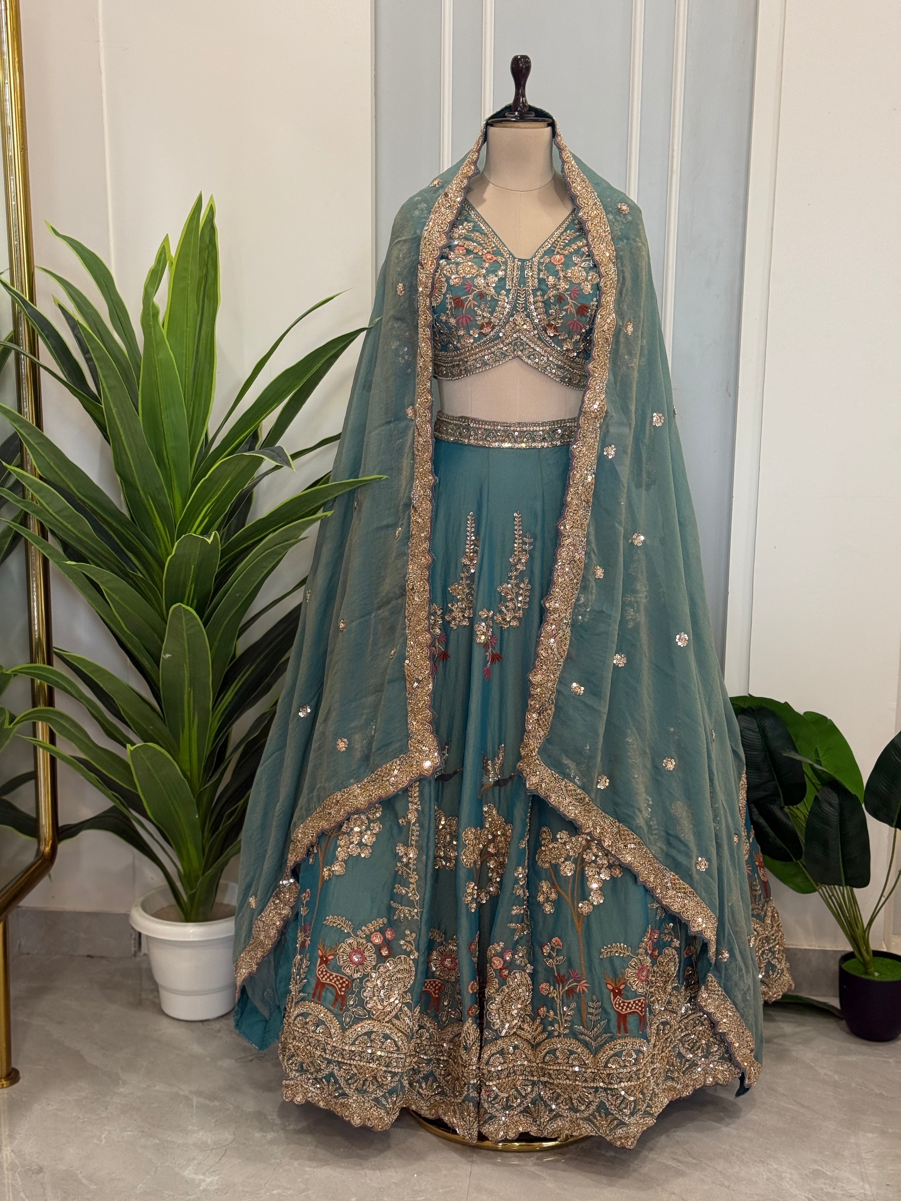 Royal Festive Designer Lehenga Set
