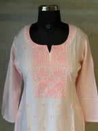 EMBROIDERED SHORT KURTI