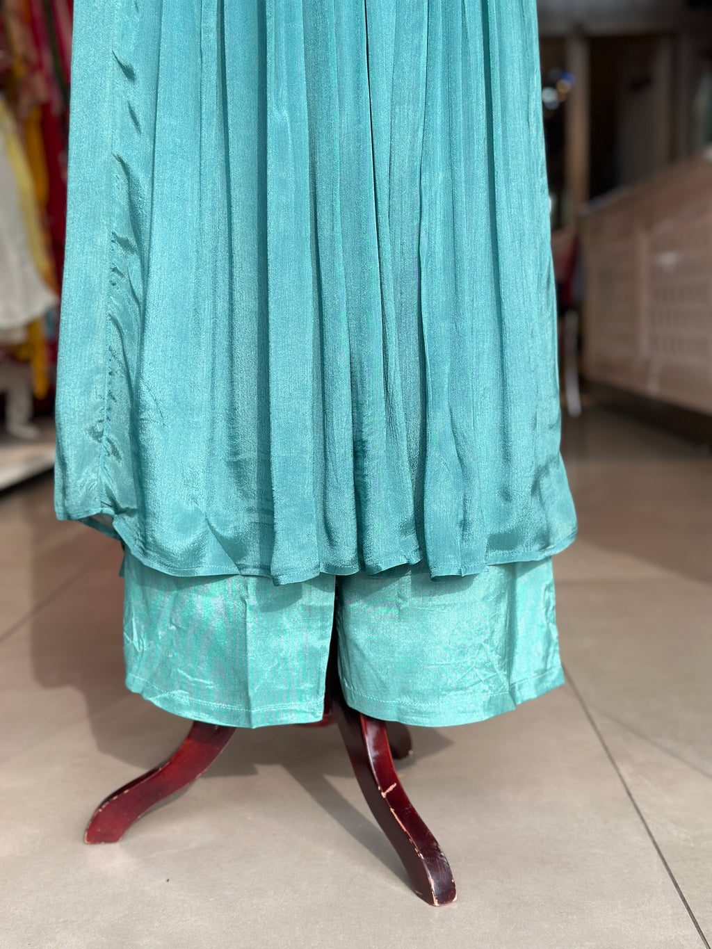 PURE CHINON HANDWORK SUIT