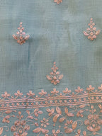 Beautiful Unstitched Suit Set in pitten work