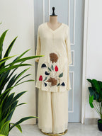 Pure Chinon Embroidered Co-ord Set