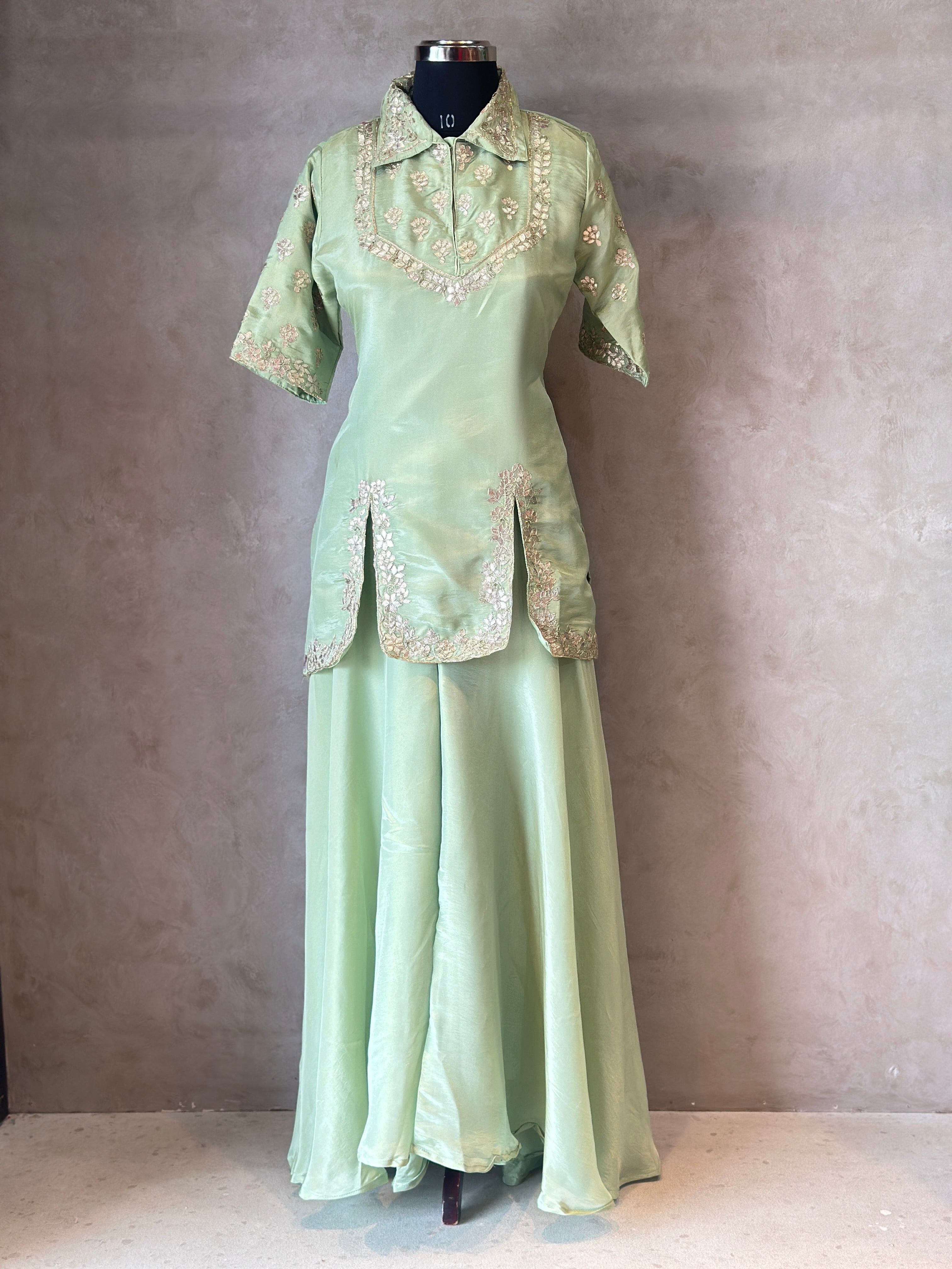 PURE ZARI TISSUE GOTTA PATTI CO-ORD SET