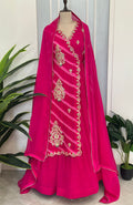 Traditional Leheriya Handcrafted Anarkali Gown