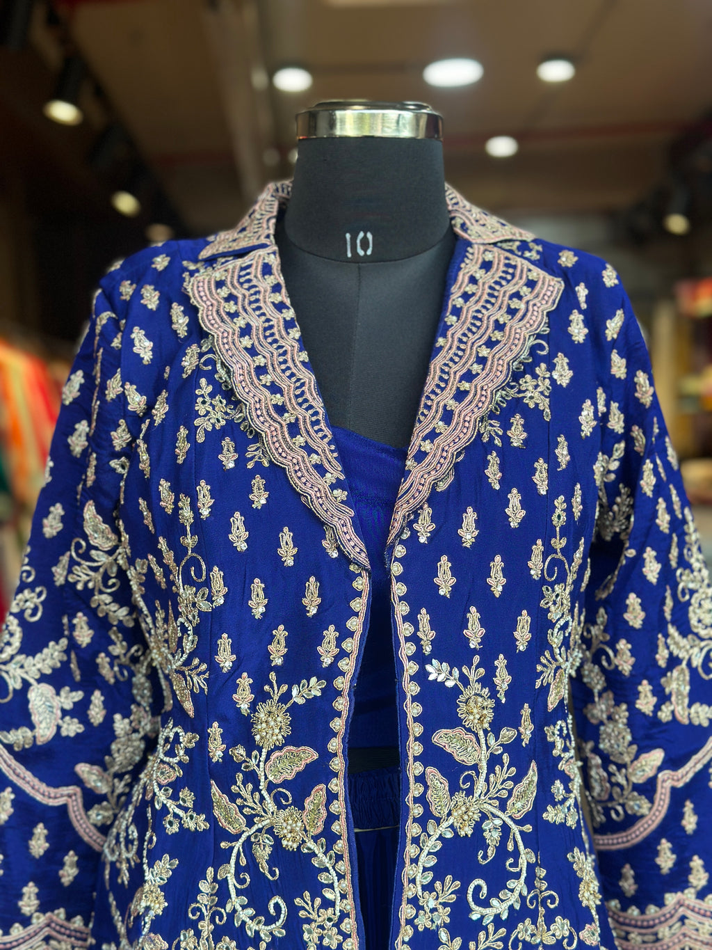 INDO-FUSION SHRARA WITH JACKET SET