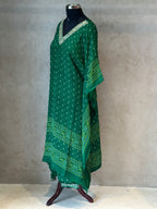 PURE CHINON KAFTAN WITH AFGANI PANT