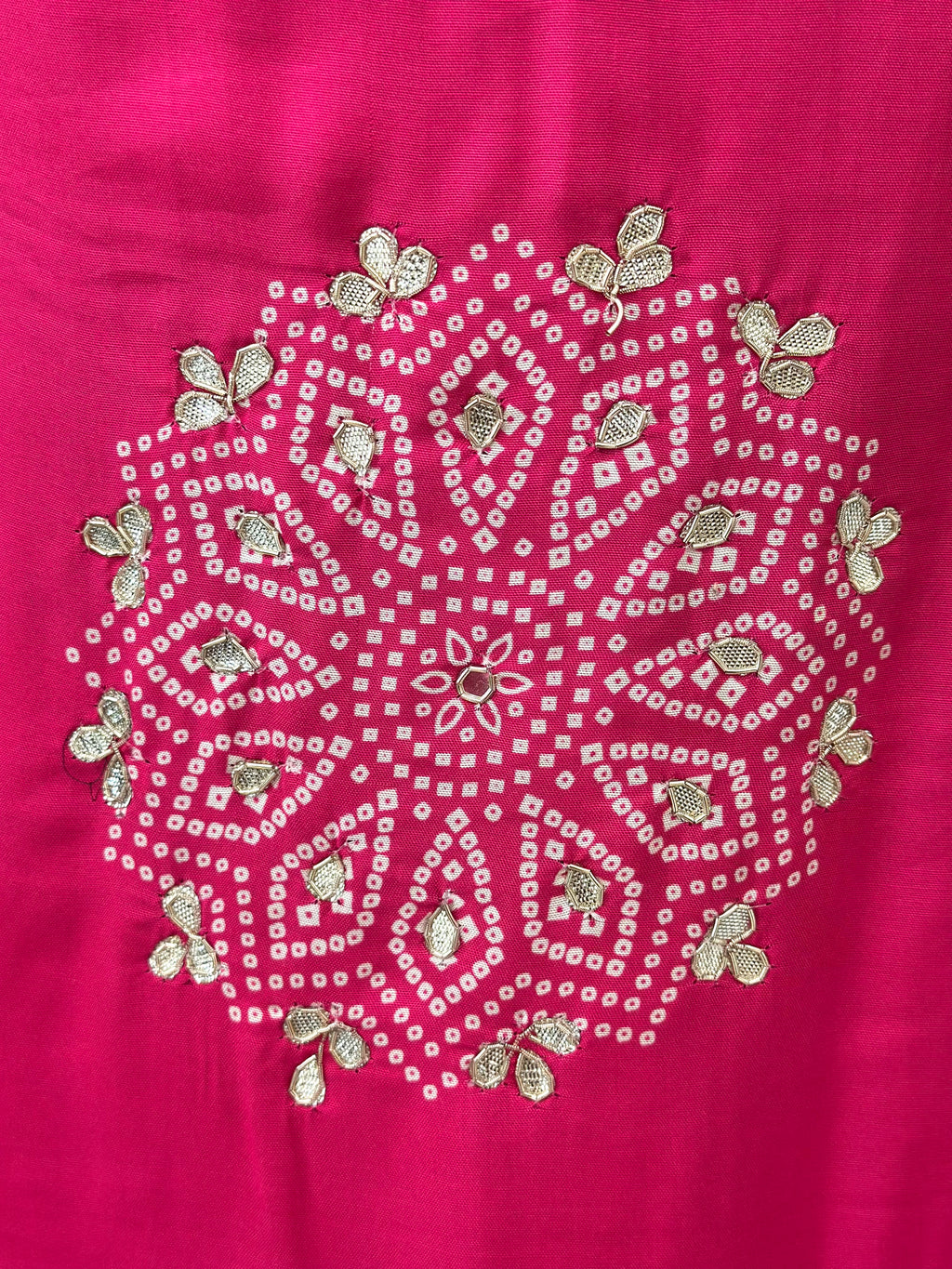 Designer Bandhej Inspired Kurta Set