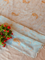 PURE GEORGETTE SAREE WITH PREMIUM HANDWORK