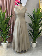 Elegant Handwork Gown Set with Designer Dupatta