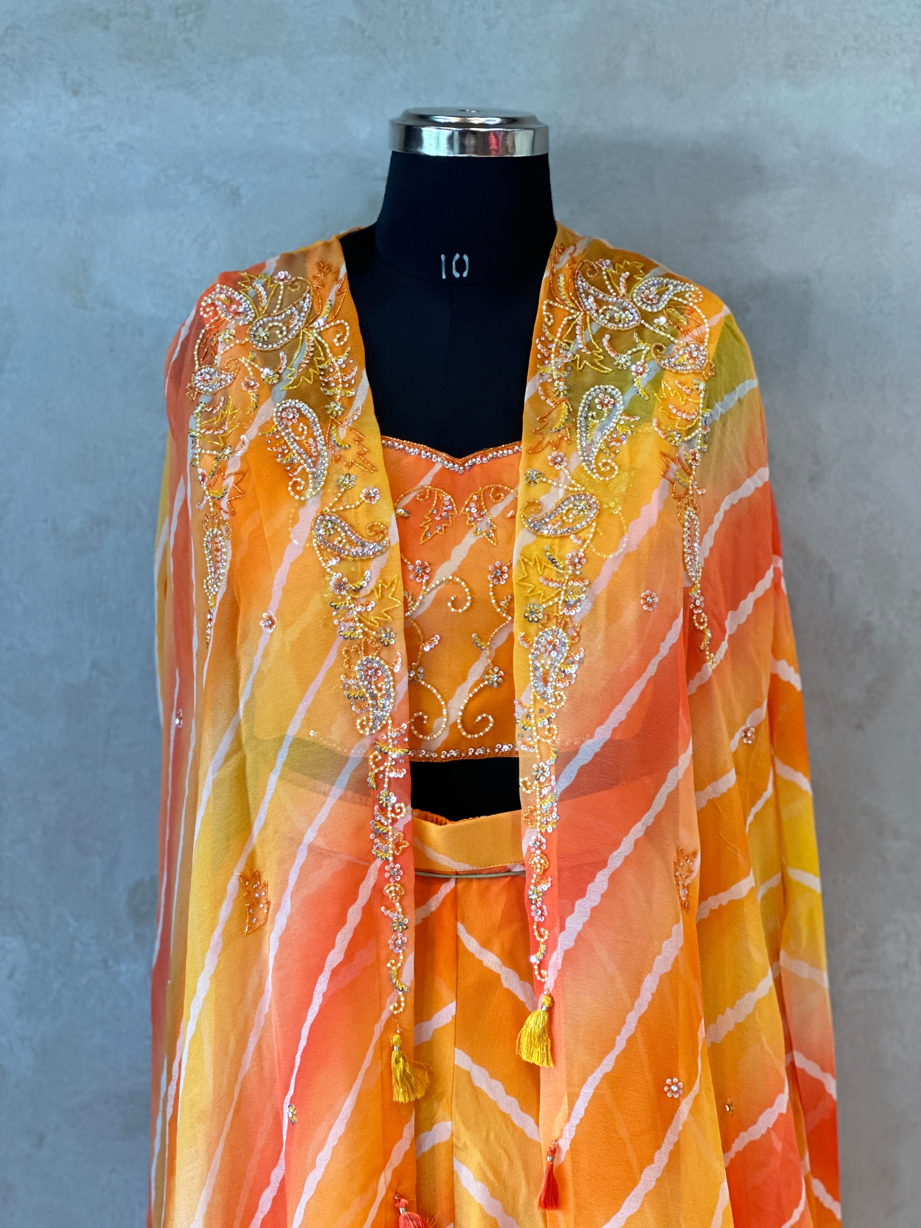 LAHARIYA DESIGNER PLAZO WITH SHURG SET