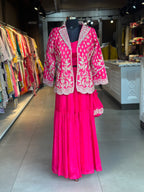 INDO-FUSION SHRARA WITH JACKET SET