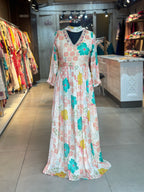 LONG FLORAL GOWN