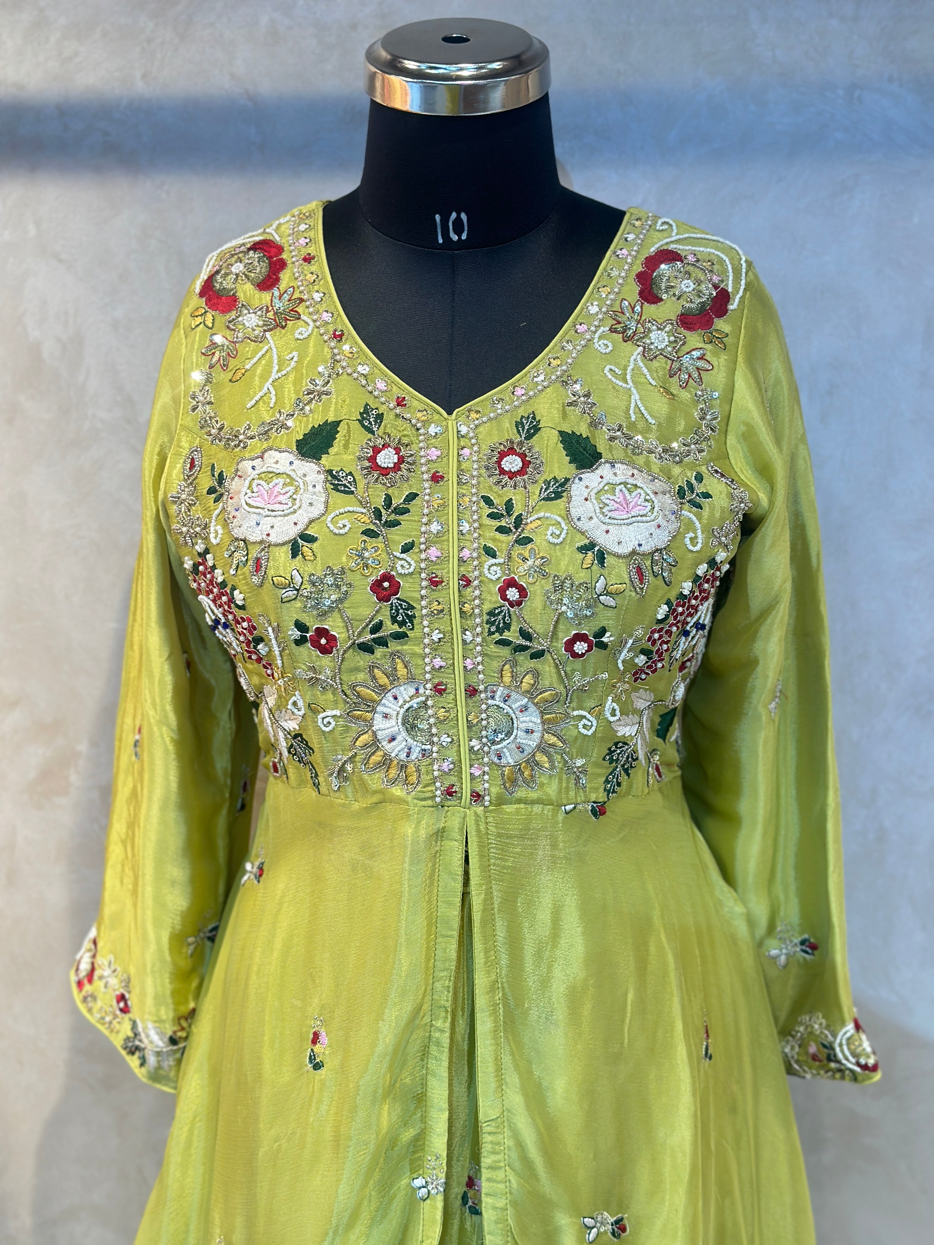 INDO-FUSION PEPLUM LEHNGA SET