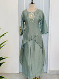 Premium Coin Work Indo-Western Co-ord Set