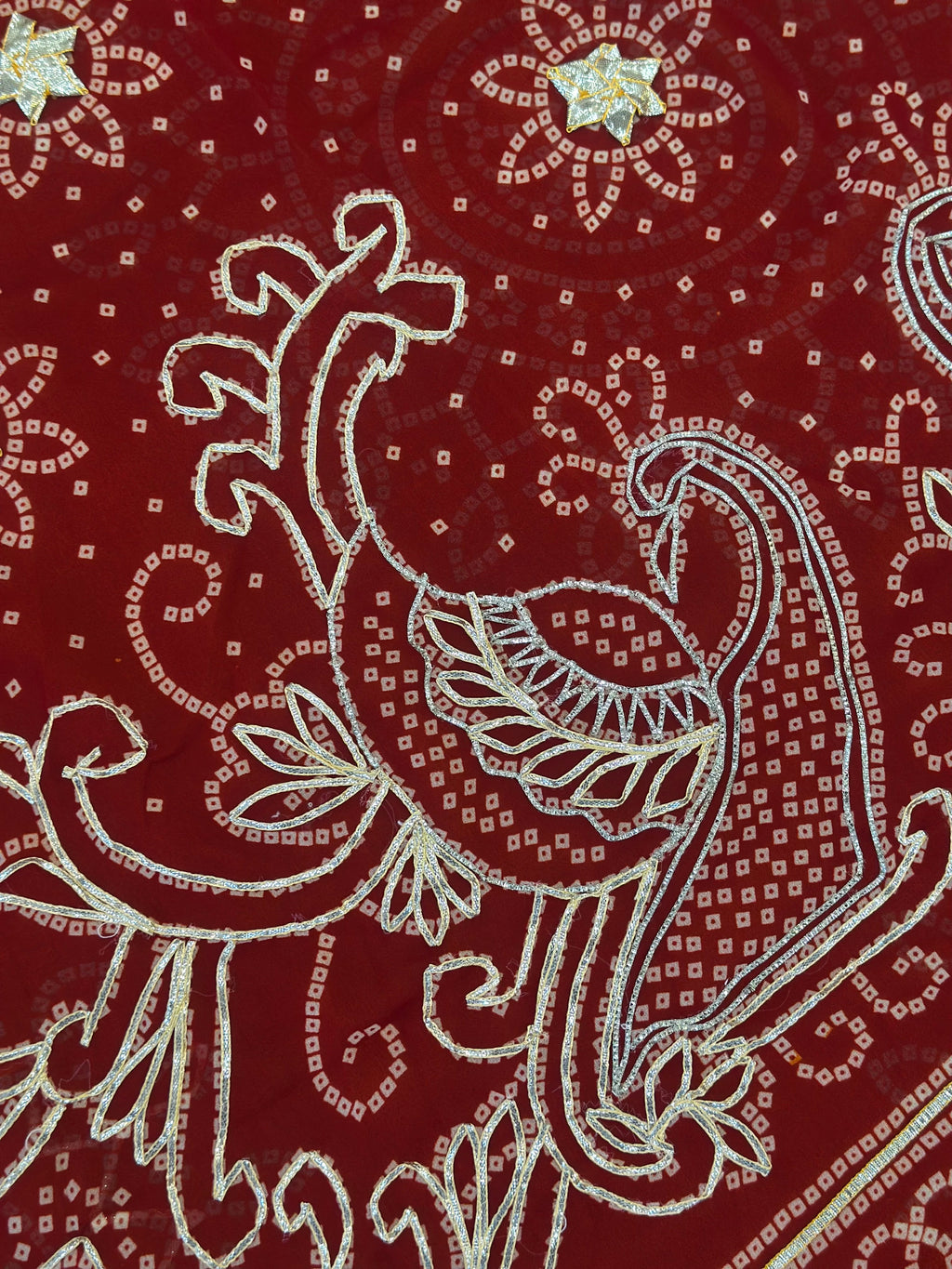 ✨ Ethnic Elegance Gota Work Saree ✨