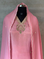 PURE ZARI TISSUE HANDWORK SUIT SET