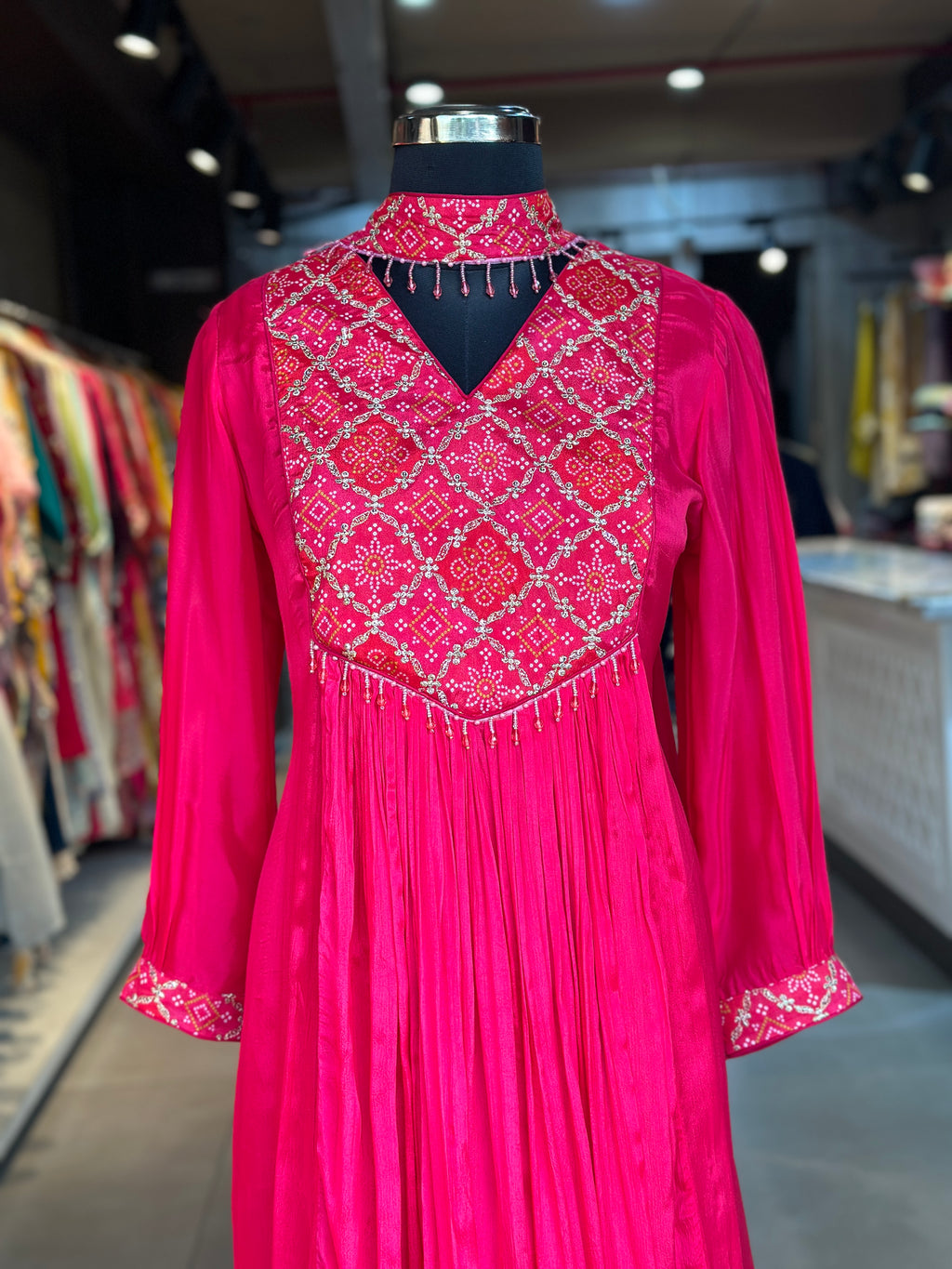 A LINE ANARKALI SUIT SET