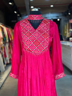 A LINE ANARKALI SUIT SET