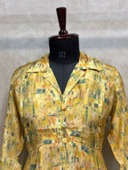 PURE CREPE FRONT CUT CO-ORD SET