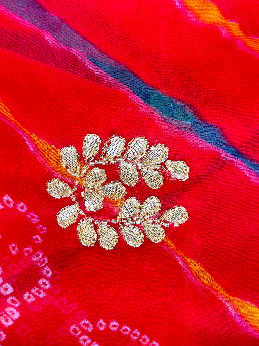 LAHARIYA HANDWORK CHIFFON SAREE