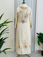 Premium Cotton Designer  hand Embroidered Suit Set