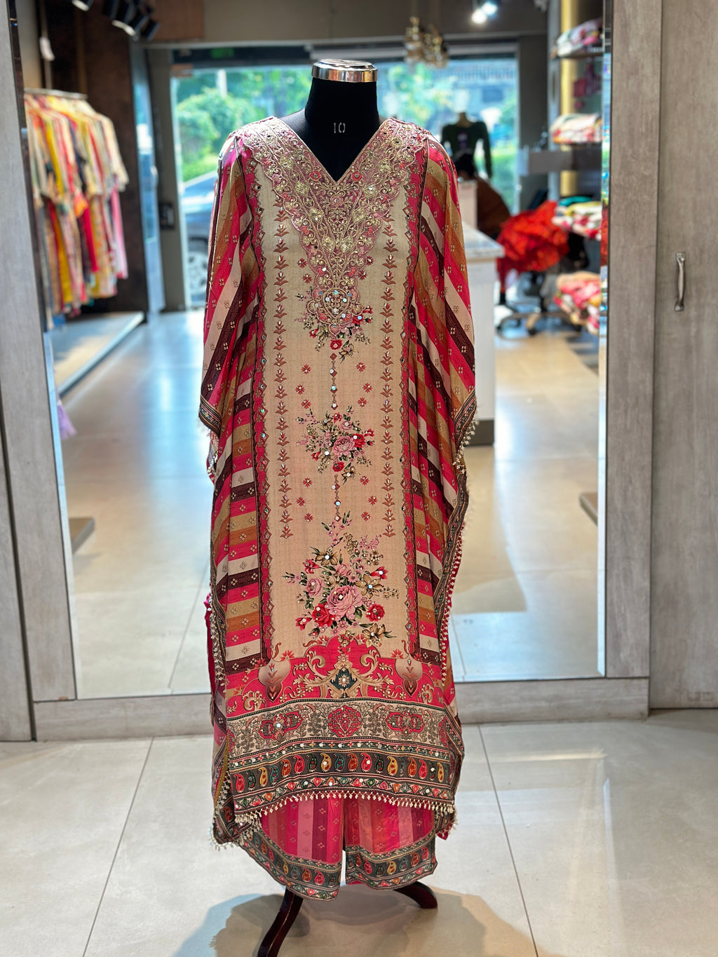 PURE CREPE KAFTAN SET