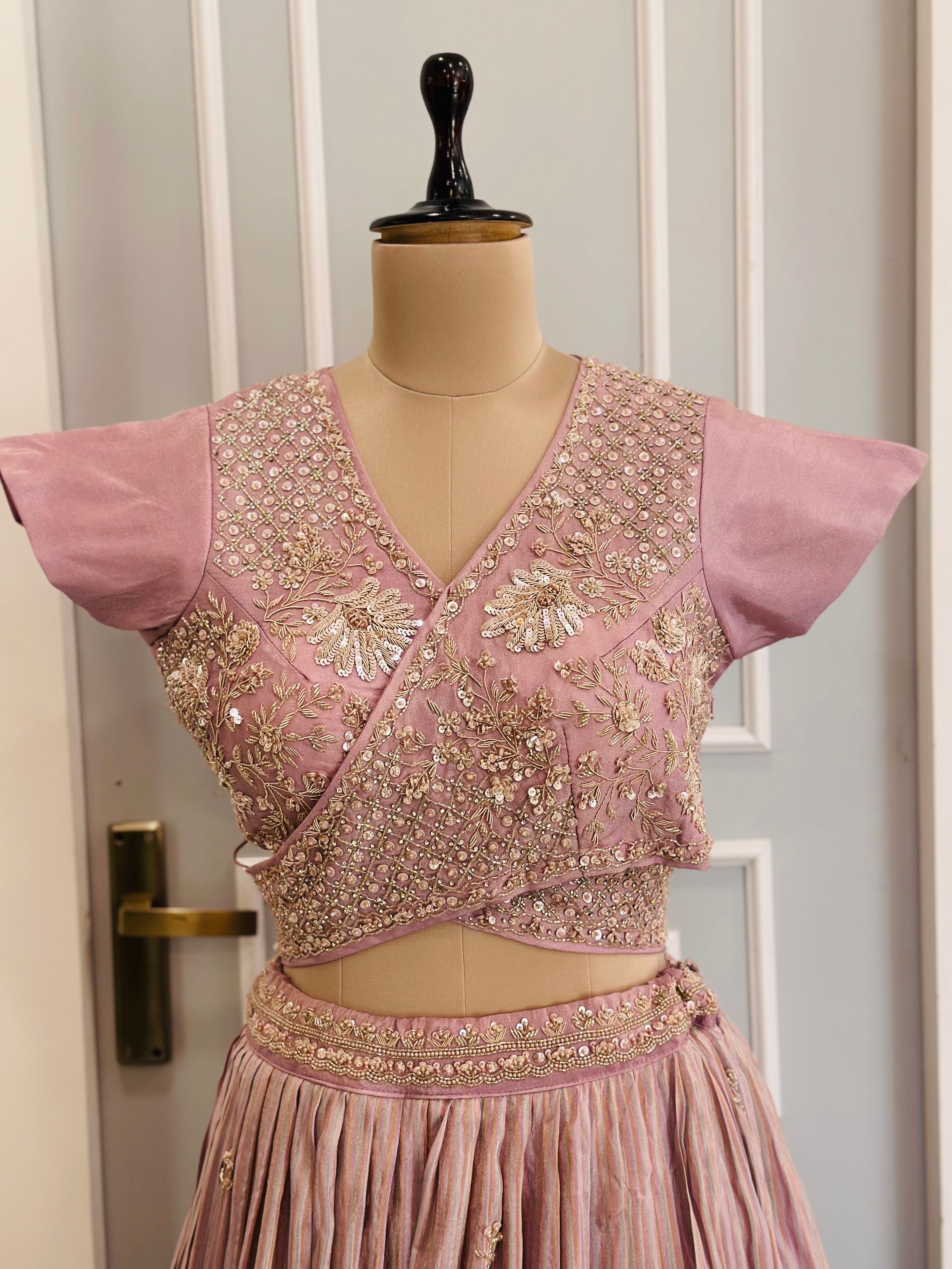 Premium Handwork Indo Fusion Lehnga Set