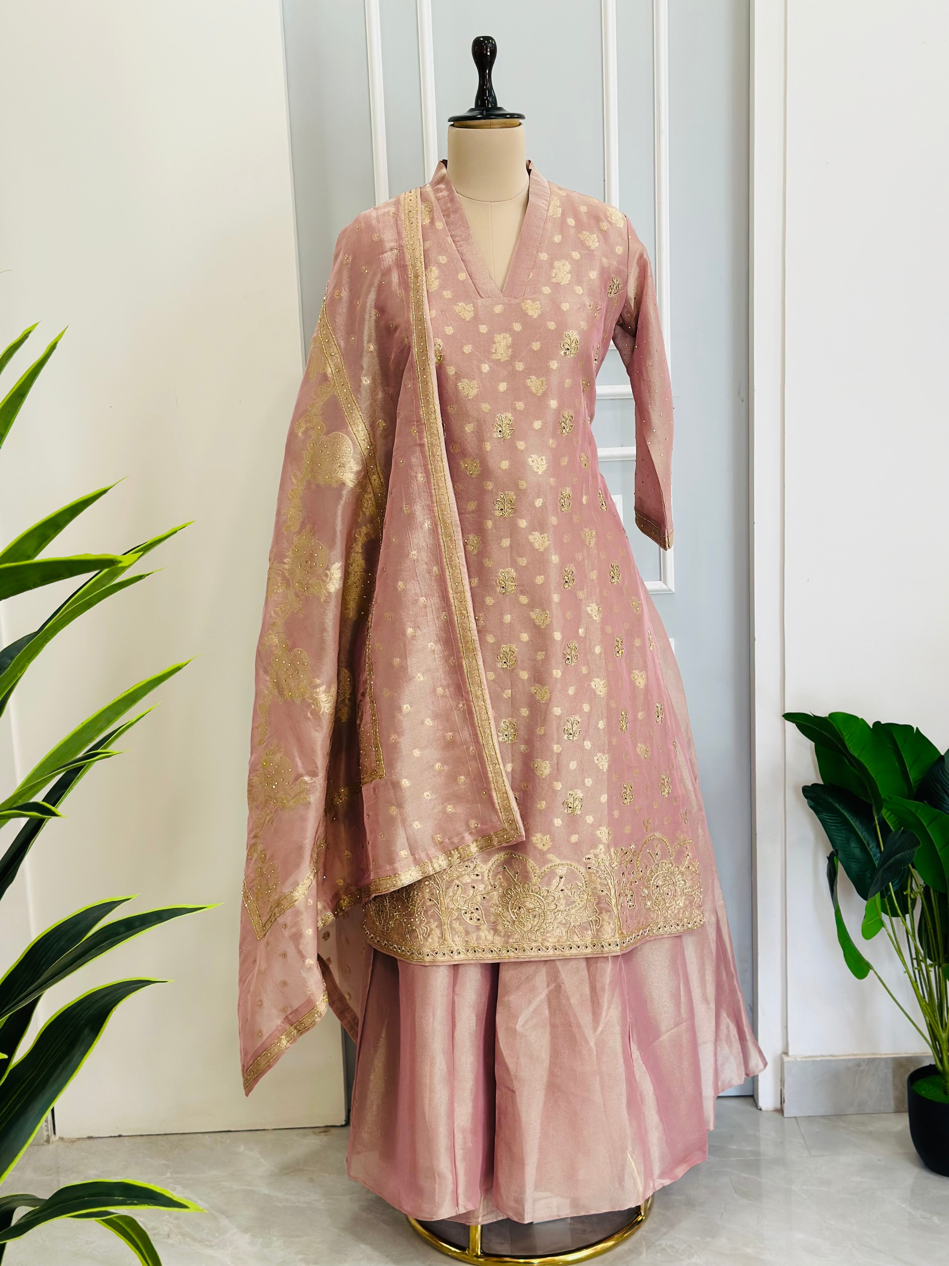 Premium Zardozi Handwork Suit Set