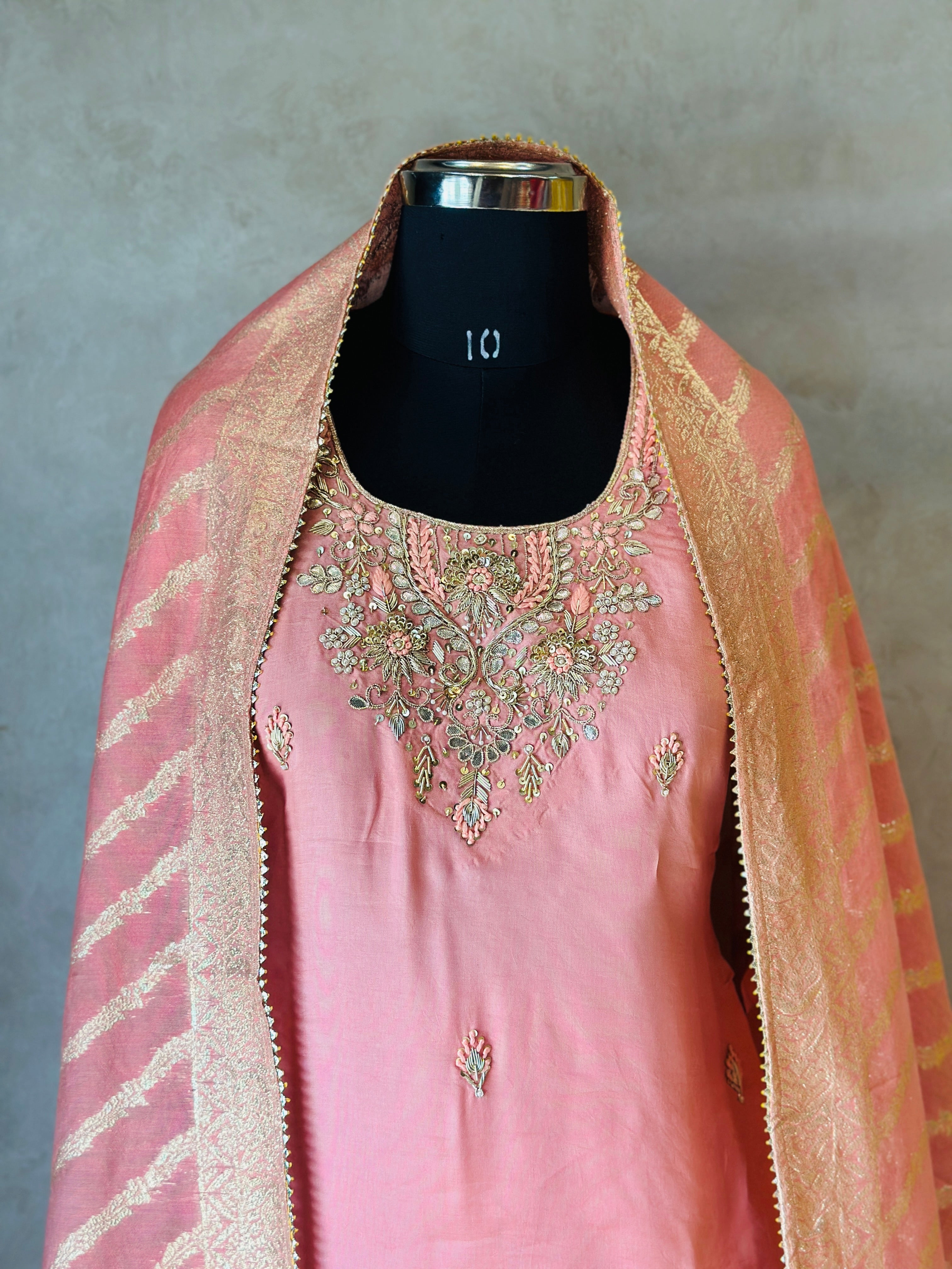PREMIUM ZARDOSI HANDWORK PLAZO SET