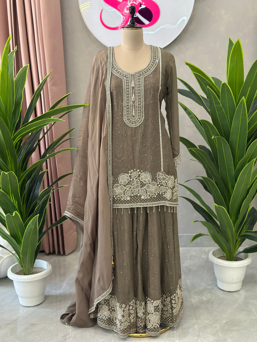 Handwork Sharara Set