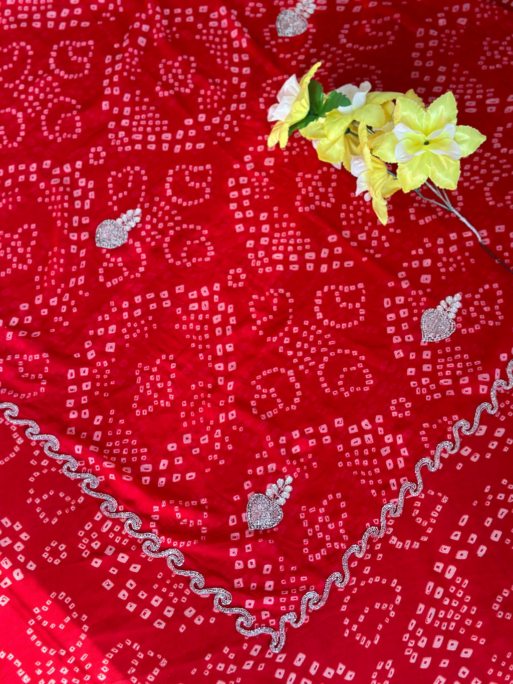 PREMIUM HANDWORK SAREE WITH CUTHDHANA WORK