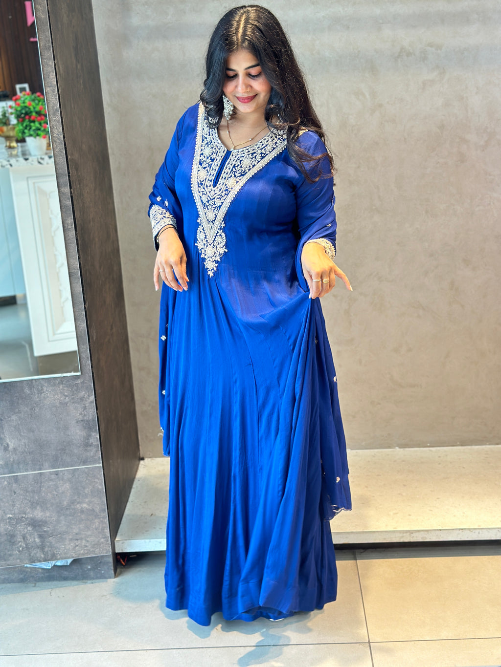 RAKHI SPECIAL ZARDOSI HANDWORK ANARKALI SUIT