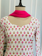 Elegant Floral Farshi Suit Set