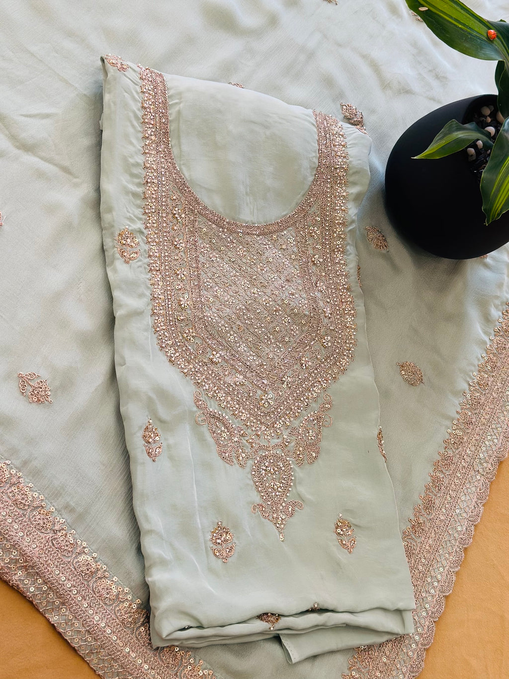 Royal Soft Handwork Designer Suit