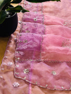 Pure Organza Saree with Handwork