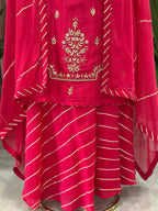 Premium Handwork Detailing Plazo Set