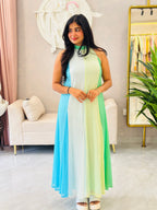 Soft Ombre Chiffon Maxi Dress