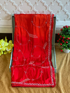 PREMIUM OMBRE JAAL HANDWORK SAREE