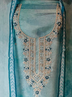 PURE ORGANZA HANDWORK SUIT SET