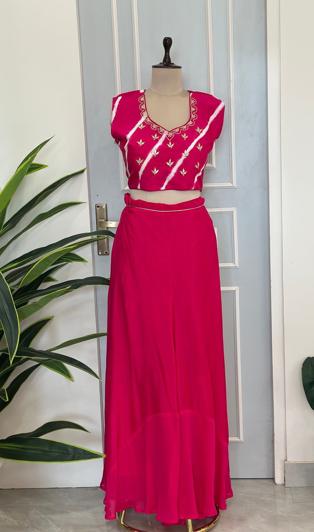 Gotapatti Handwork Designer Plazo Set