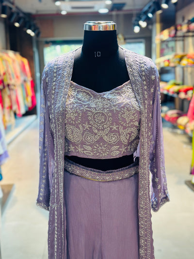 INDO-FUSION HANDWORK PLAZO SET